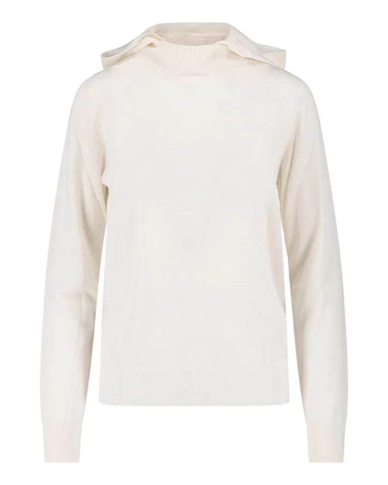 P.A.R.O.S.H. P. A.R. O H. Rundhalspullover - Weiß Weiß