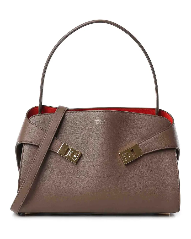 Ferragamo Umhängetasche - Braun Braun