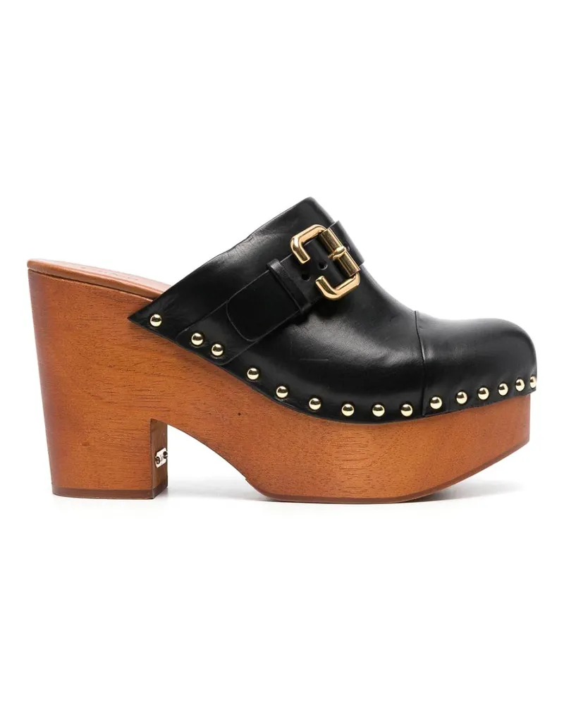 Chloé Mules - Schwarz Schwarz