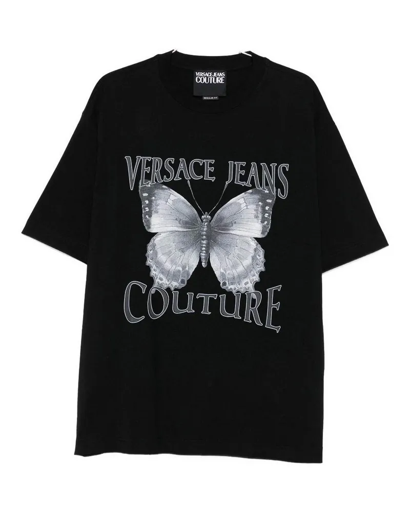 Versace Jeans Rundhalspullover - Schwarz Schwarz