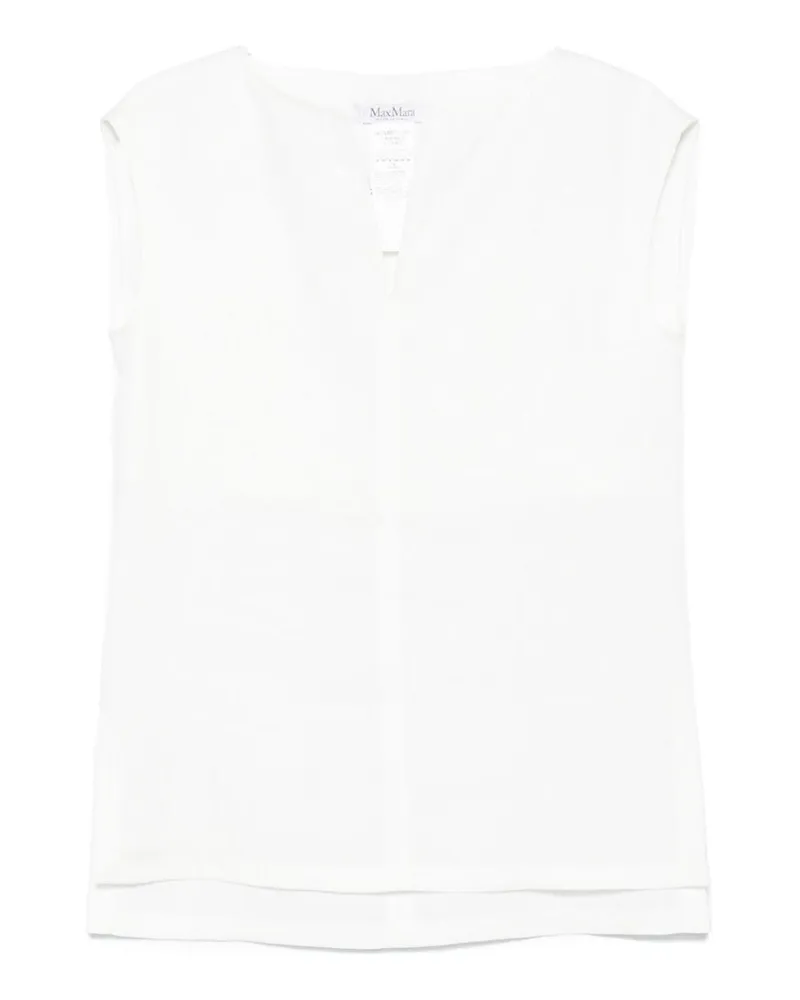 Max Mara Top - Weiß Weiß