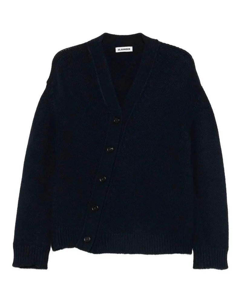 Jil Sander Rundhalspullover - Blau Blau