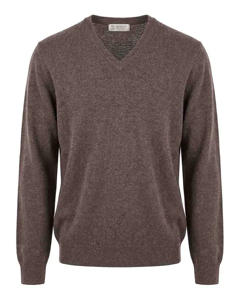 Brunello Cucinelli Rundhalspullover - Grau Grau