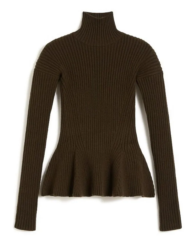 Max Mara Rollkragenpullover - Dunkelgrün Dunkelgrün