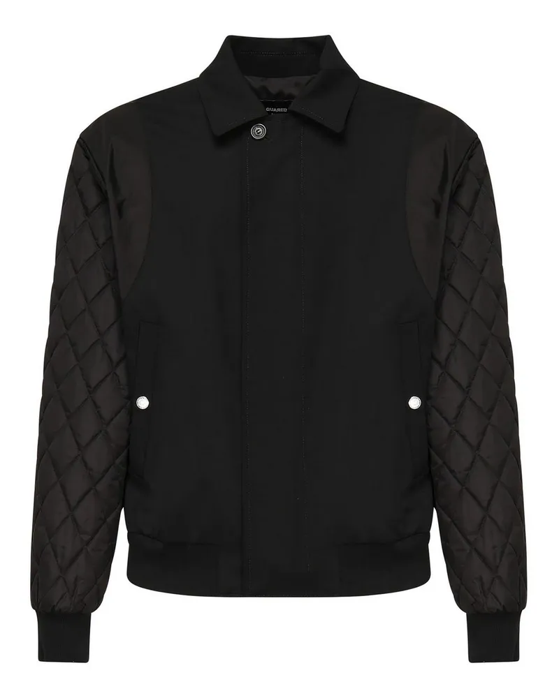 Dsquared2 Bomberjacke - Schwarz Schwarz