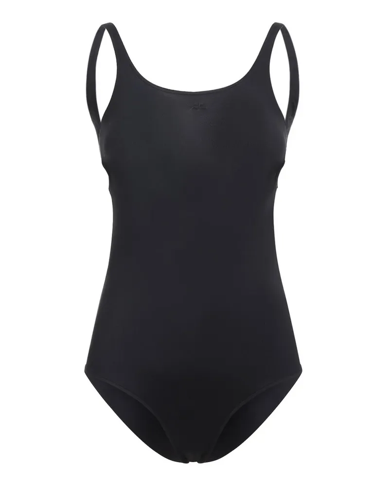 Courrèges Badeanzug - Schwarz Schwarz