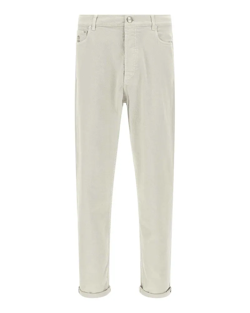 Brunello Cucinelli Straight Leg Jeans - Grau Grau