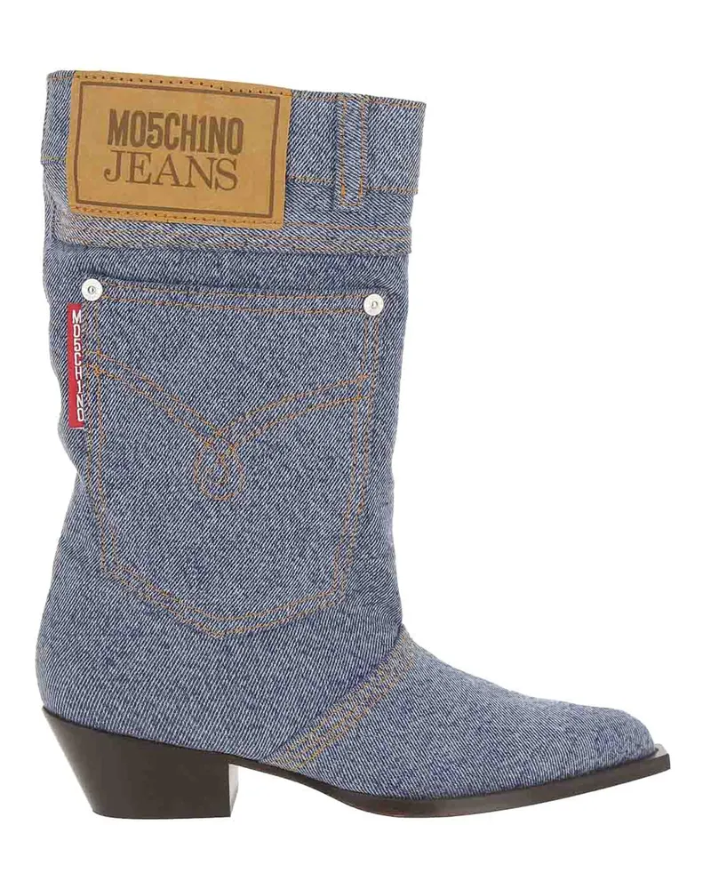Moschino Stiefel - Blau Blau