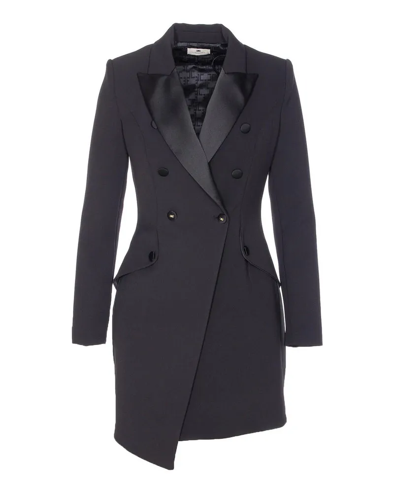 Elisabetta Franchi Kurzes Kleid - Schwarz Schwarz