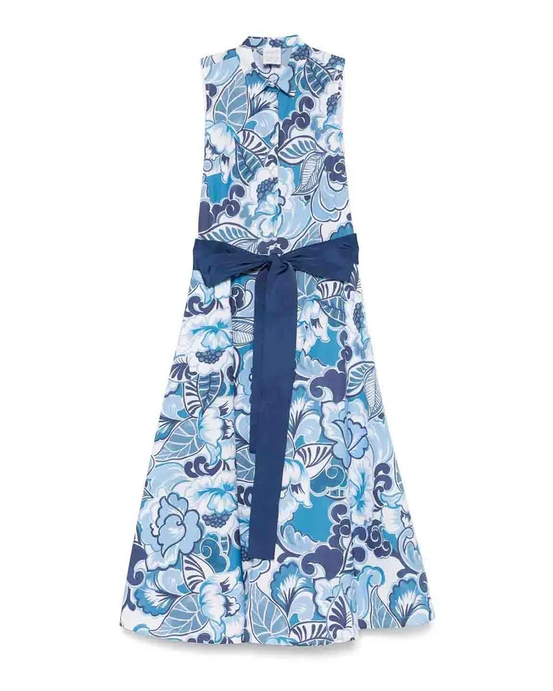 Sara Roka Knielanges Kleid - Blau Blau