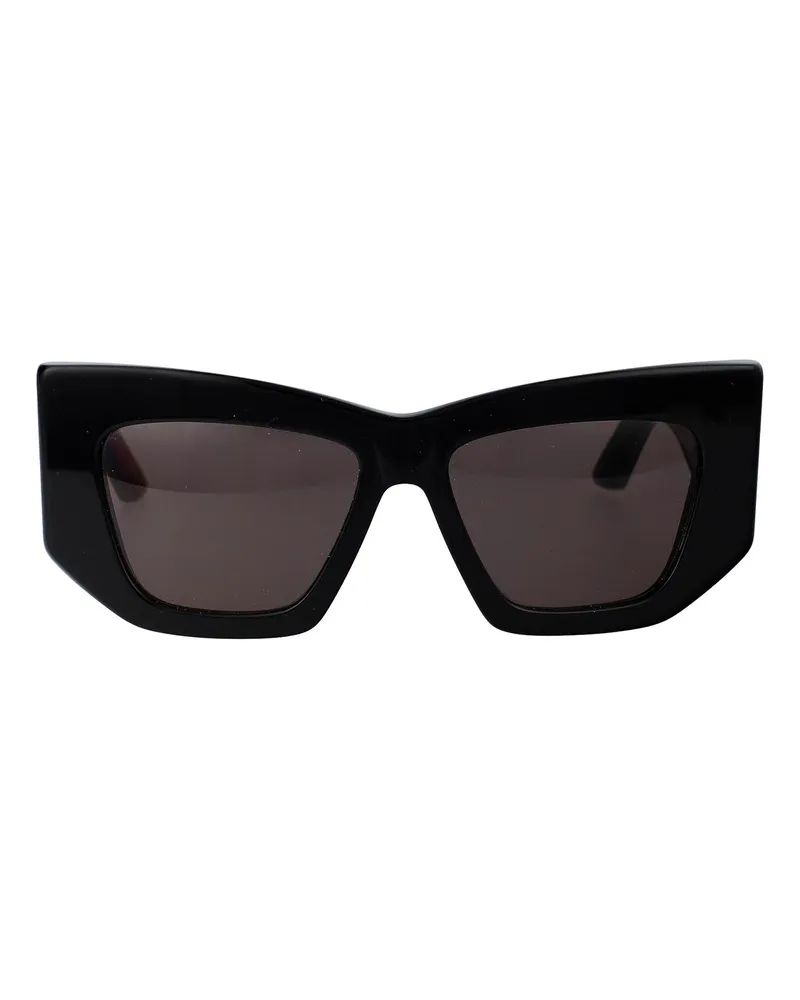 Alexander McQueen Sonnenbrille - Schwarz Schwarz