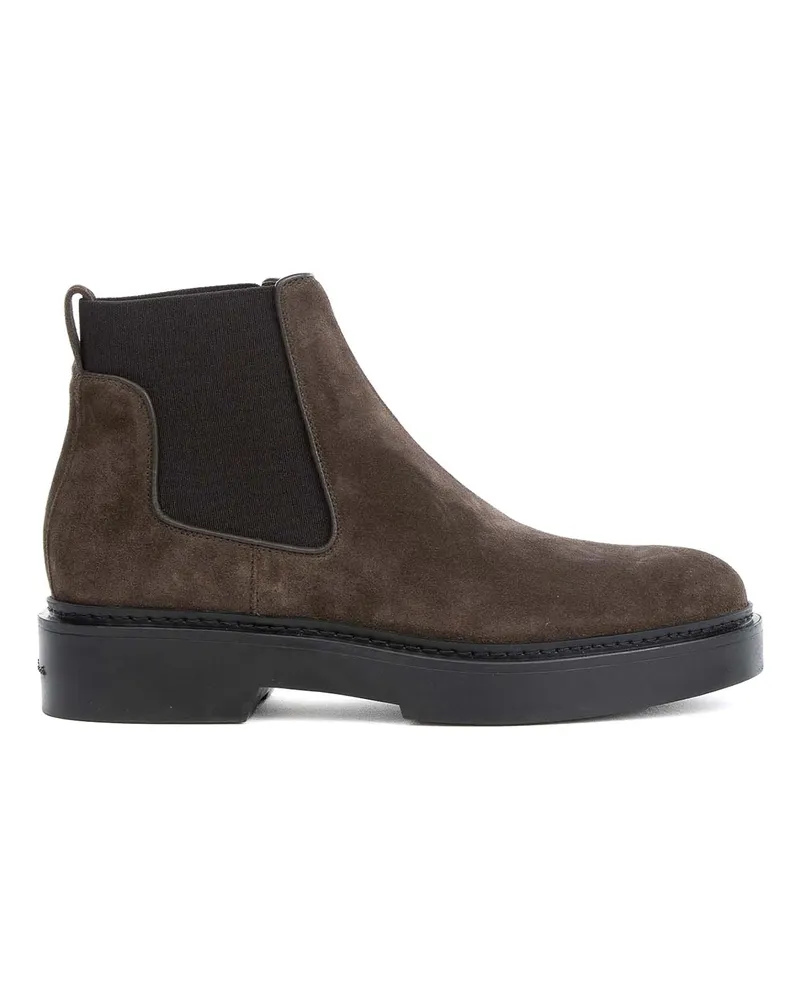 Santoni Stiefeletten - Dunkelbraun Dunkelbraun
