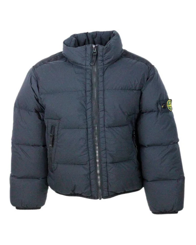 Stone Island Kurzer Mantel - Schwarz Schwarz