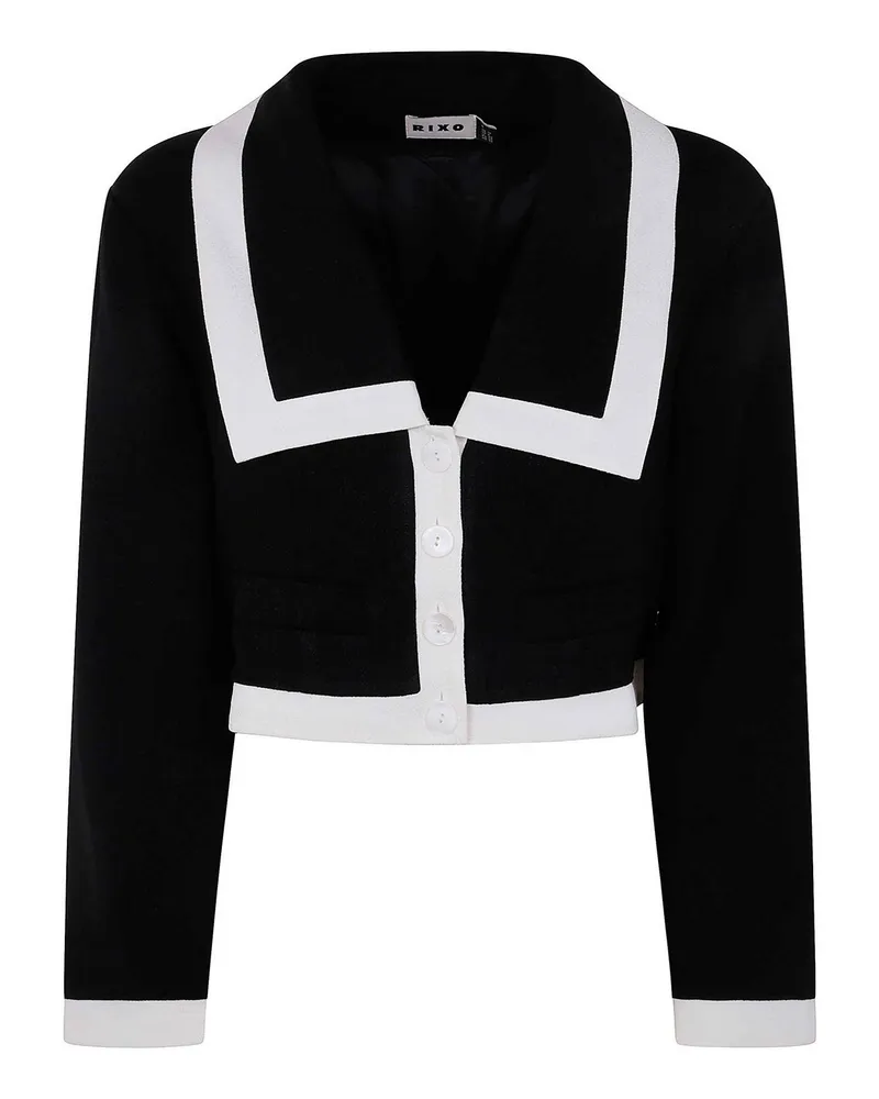 RIXO Casualjacke - Schwarz Schwarz