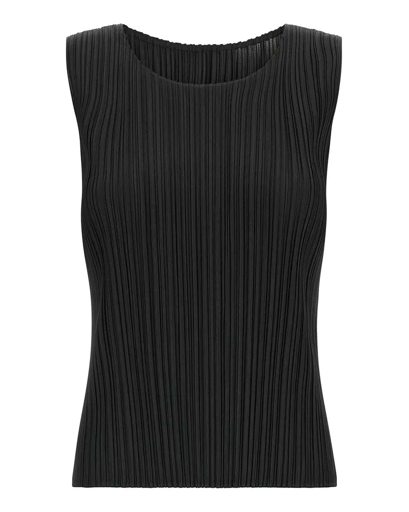 Issey Miyake Top - Schwarz Schwarz