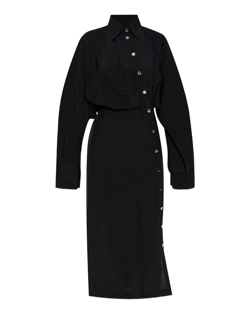 SPORTMAX Maxikleid - Schwarz Schwarz