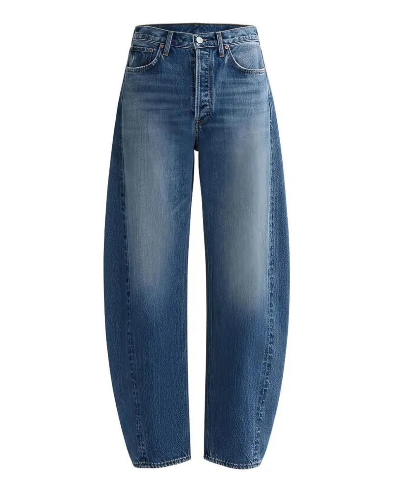 AGOLDE Straight Leg Jeans - Blau Blau