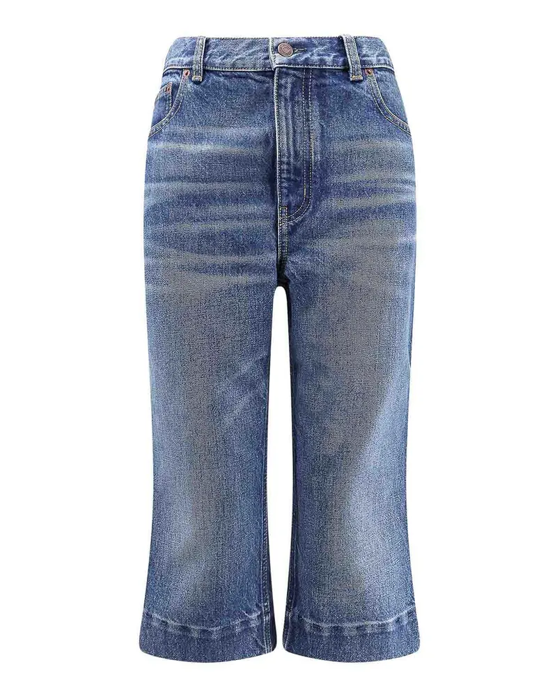 Chloé Straight Leg Jeans - Rot Denim
