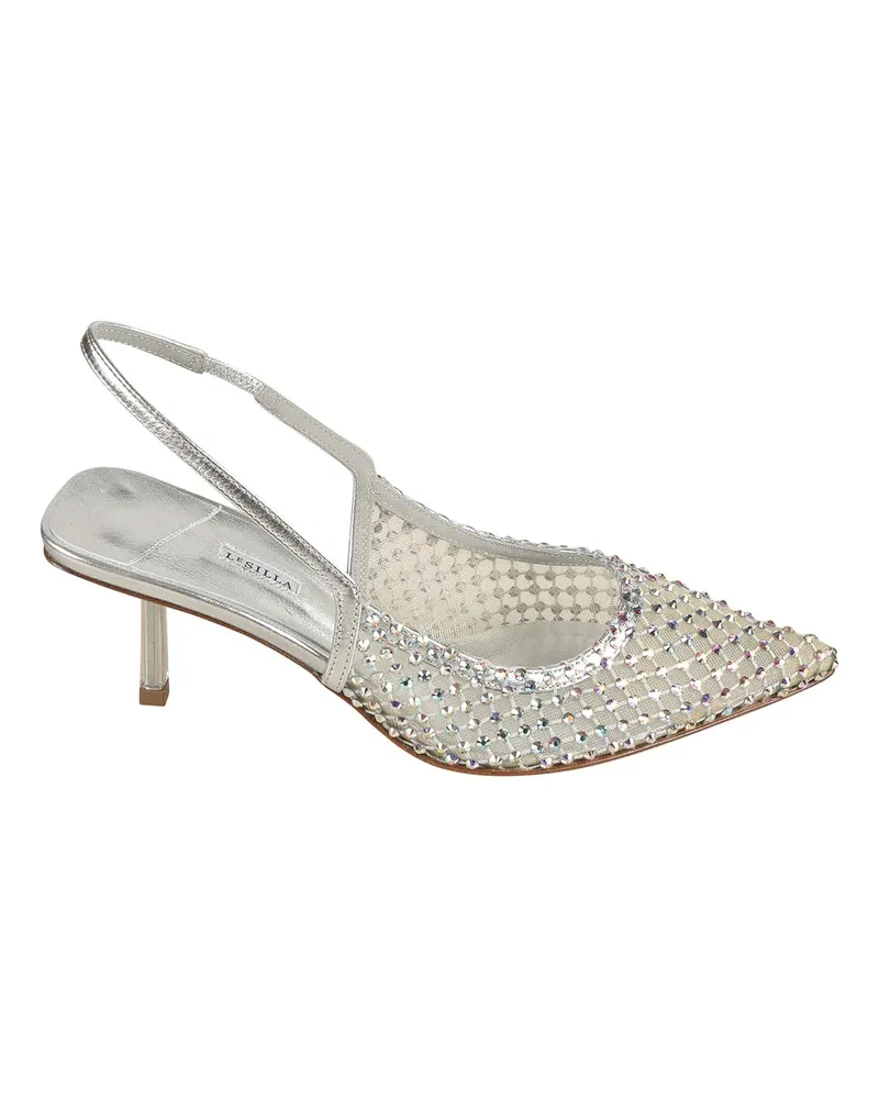 Le Silla Sandalen - Weiß Silber