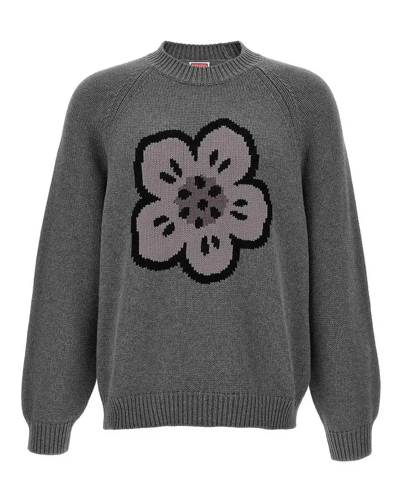 Kenzo Rundhalspullover - Grau Grau