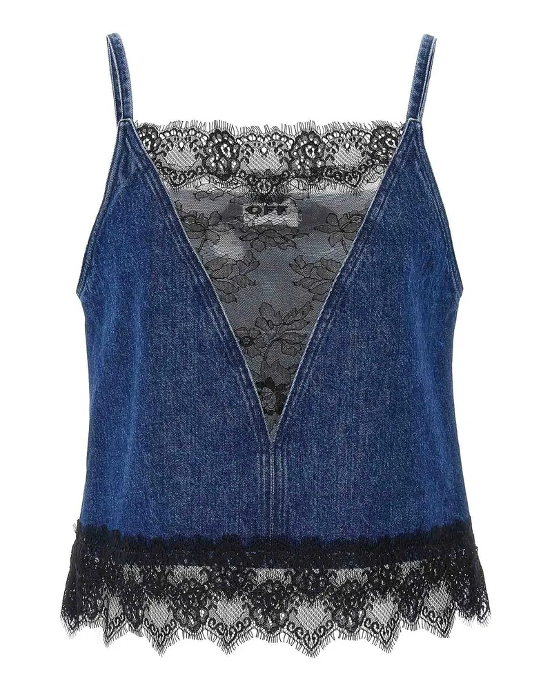 OFF-WHITE Top - Blau Blau
