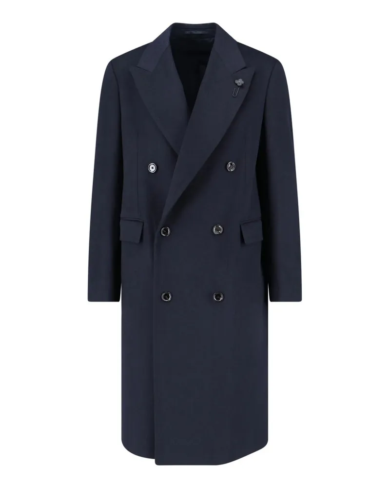 LARDINI Kurzer Mantel - Blau Blau