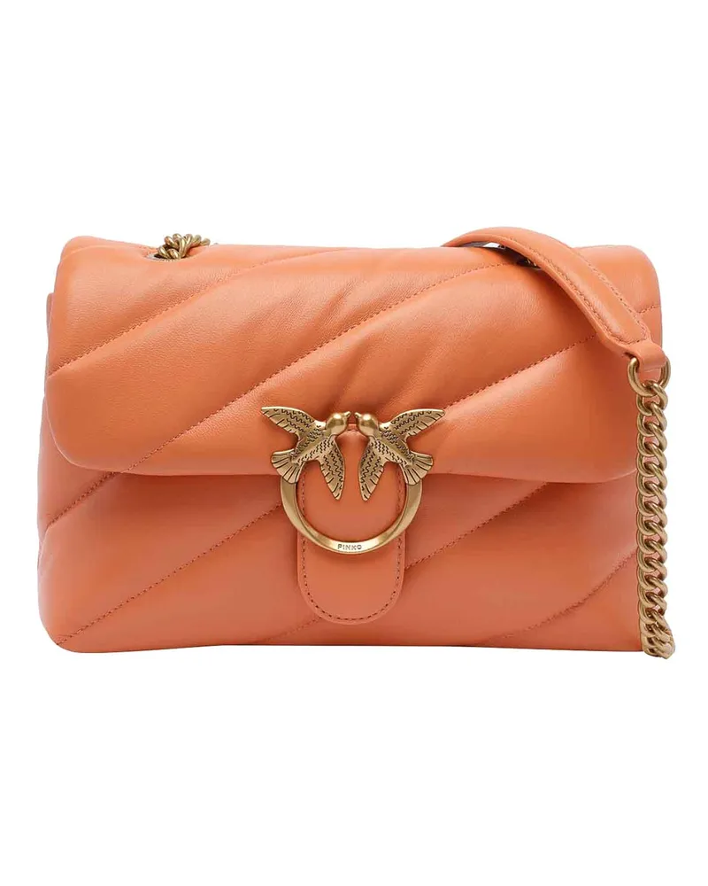 Pinko Schultertasche - Orange Orange