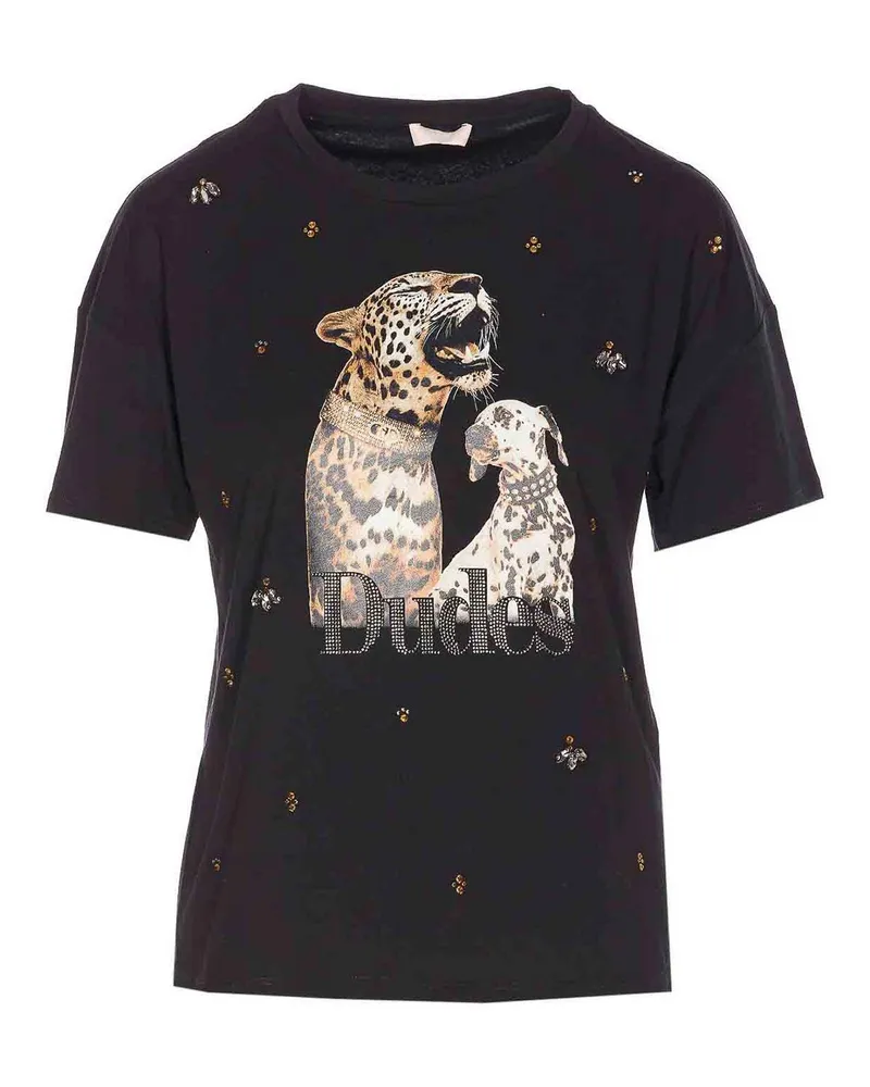 Liu Jo T-Shirt - Schwarz Schwarz