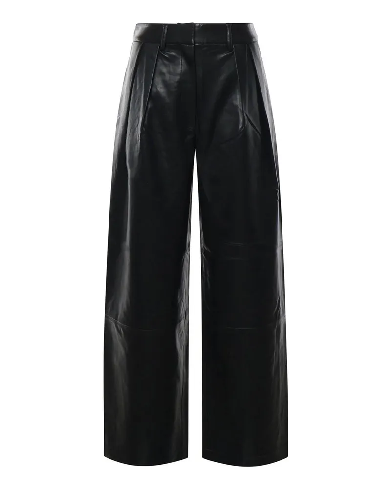 FRANKIE Shop Lederhose - Schwarz Schwarz