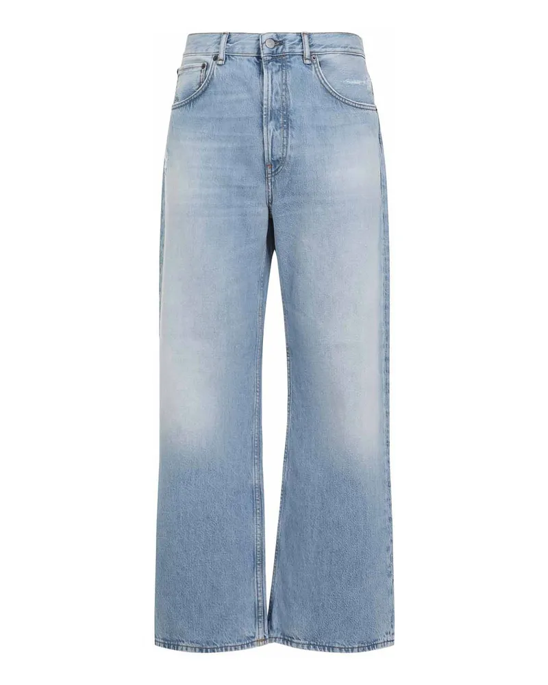 Acne Studios Straight Leg Jeans - Hellblau Hellblau