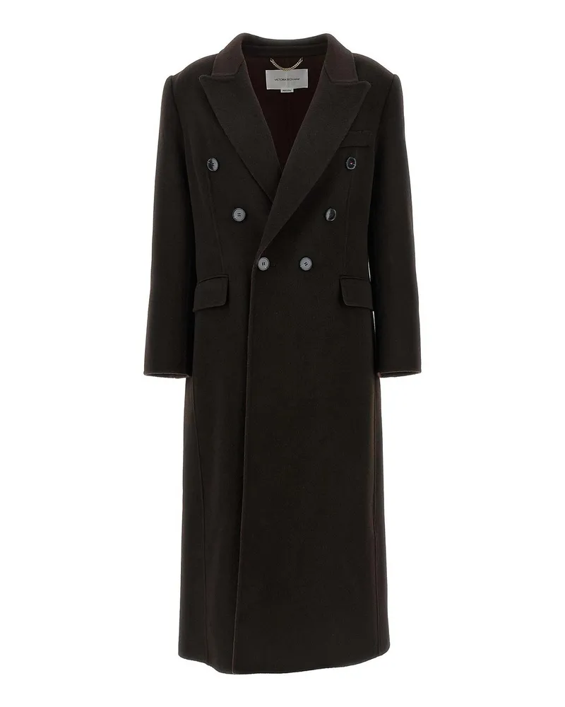 Victoria Beckham Kurzer Mantel - Braun Braun