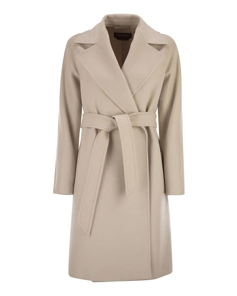 Max Mara Knielanger Mantel - Beige Beige