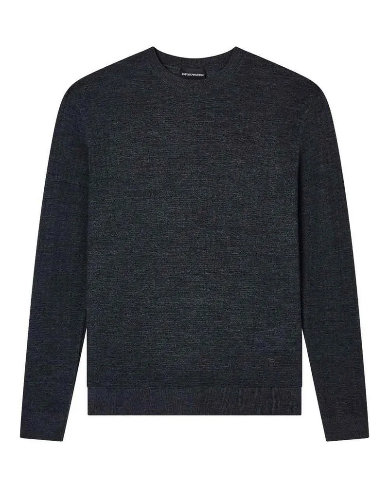 Emporio Armani Rundhalspullover - Grau Grau