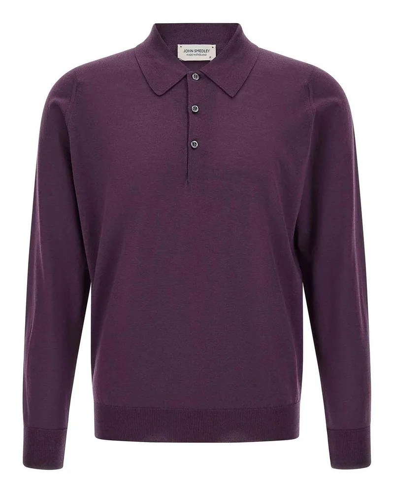 John Smedley Poloshirt - Lila Lila