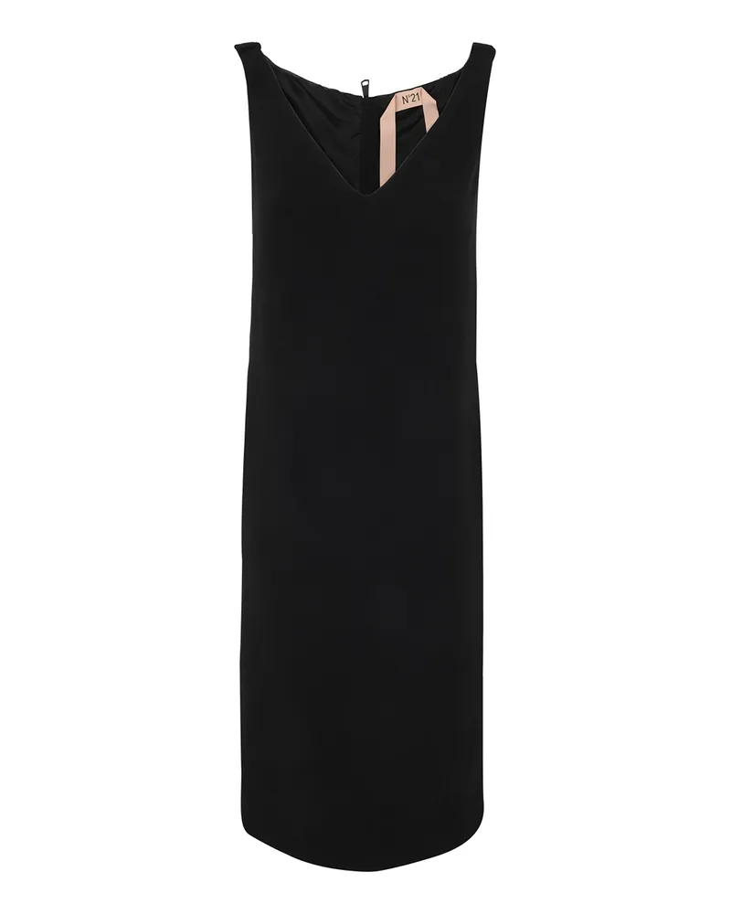 N° 21 Knielanges Kleid - Schwarz Schwarz