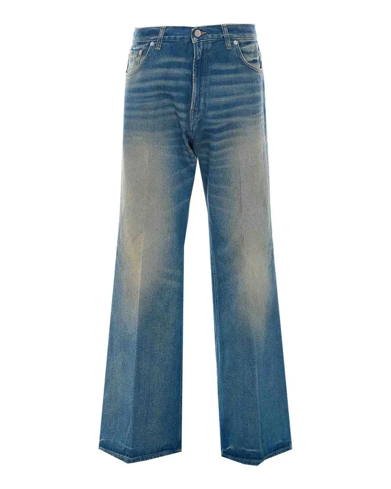 Haikure Straight Leg Jeans - Blau Blau