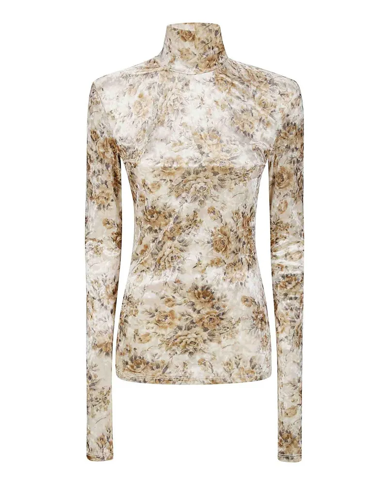 Ganni Rollkragenpullover - Hellgrau Hellgrau