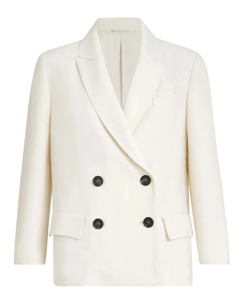 Brunello Cucinelli Abendjacke - Creme Creme