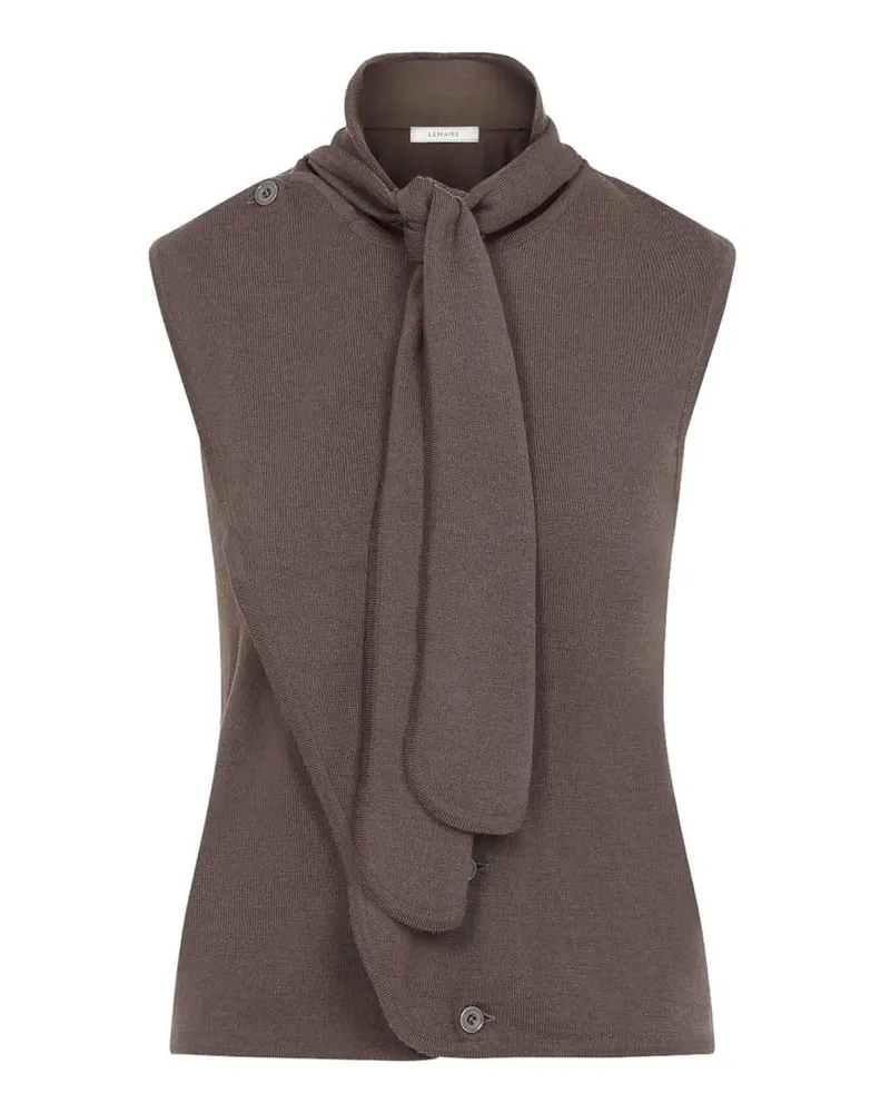 Christophe Lemaire Weste - Grau Grau