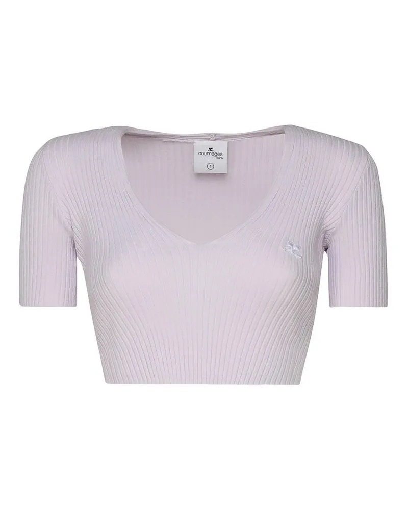 Courrèges Top - Grau Grau