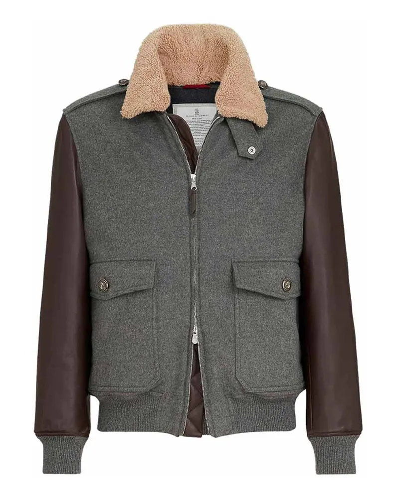 Brunello Cucinelli Casualjacke - Grau Grau
