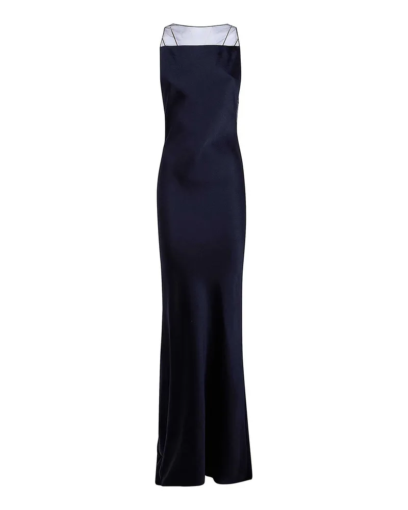 Maison Margiela Maxikleid - Schwarz Schwarz