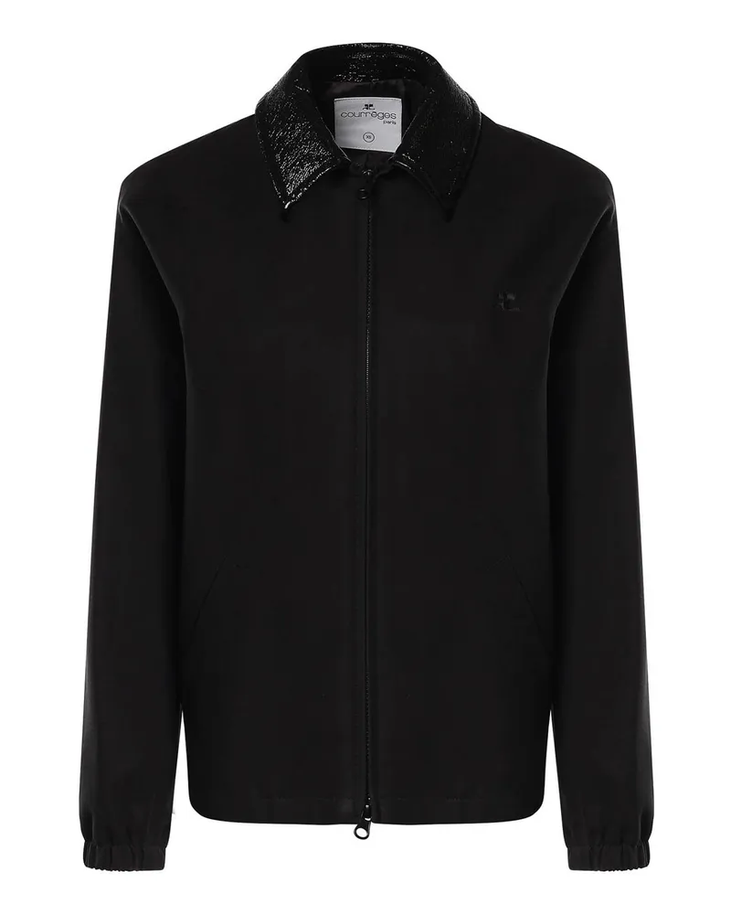 Courrèges Bomberjacke - Schwarz Schwarz