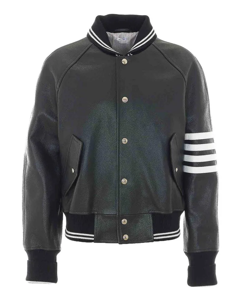 Thom Browne Bomberjacke - Schwarz Schwarz