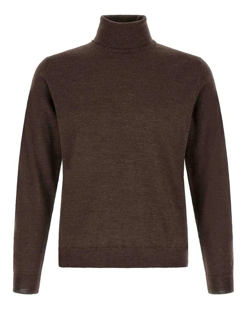 Zanone Rollkragenpullover - Braun Braun