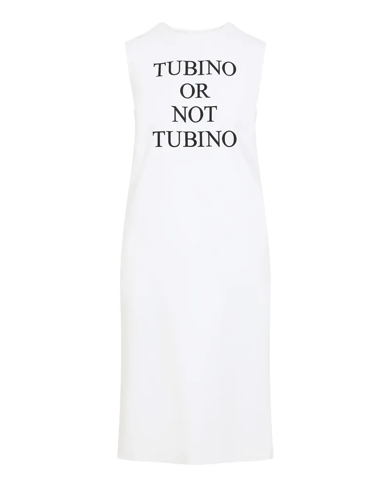 Moschino Knielanges Kleid - Weiß Weiß