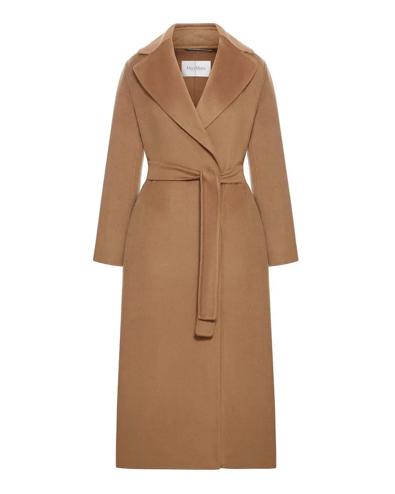 Max Mara Knielanger Mantel - Braun Braun
