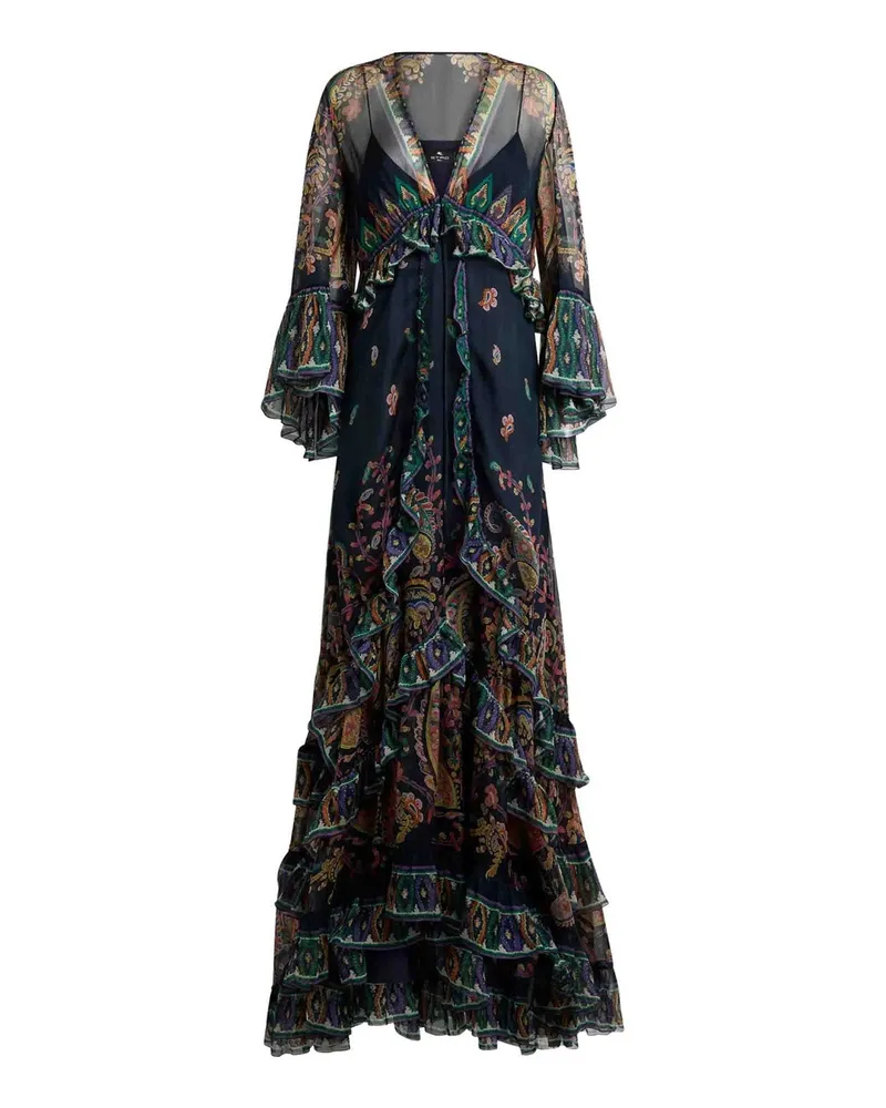 Etro Knielanges Kleid - Bunt Bunt