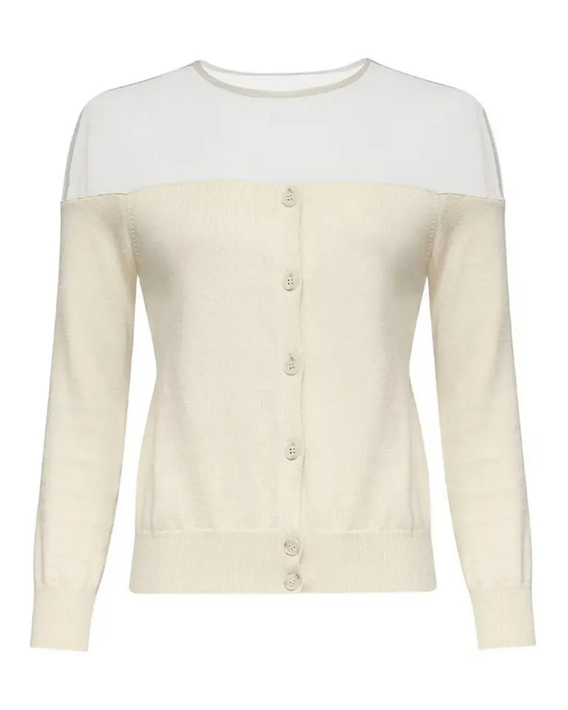 Maison Margiela Cardigan - Weiß Weiß