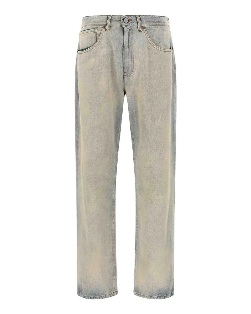 Maison Margiela Straight Leg Jeans - Hellblau Hellblau